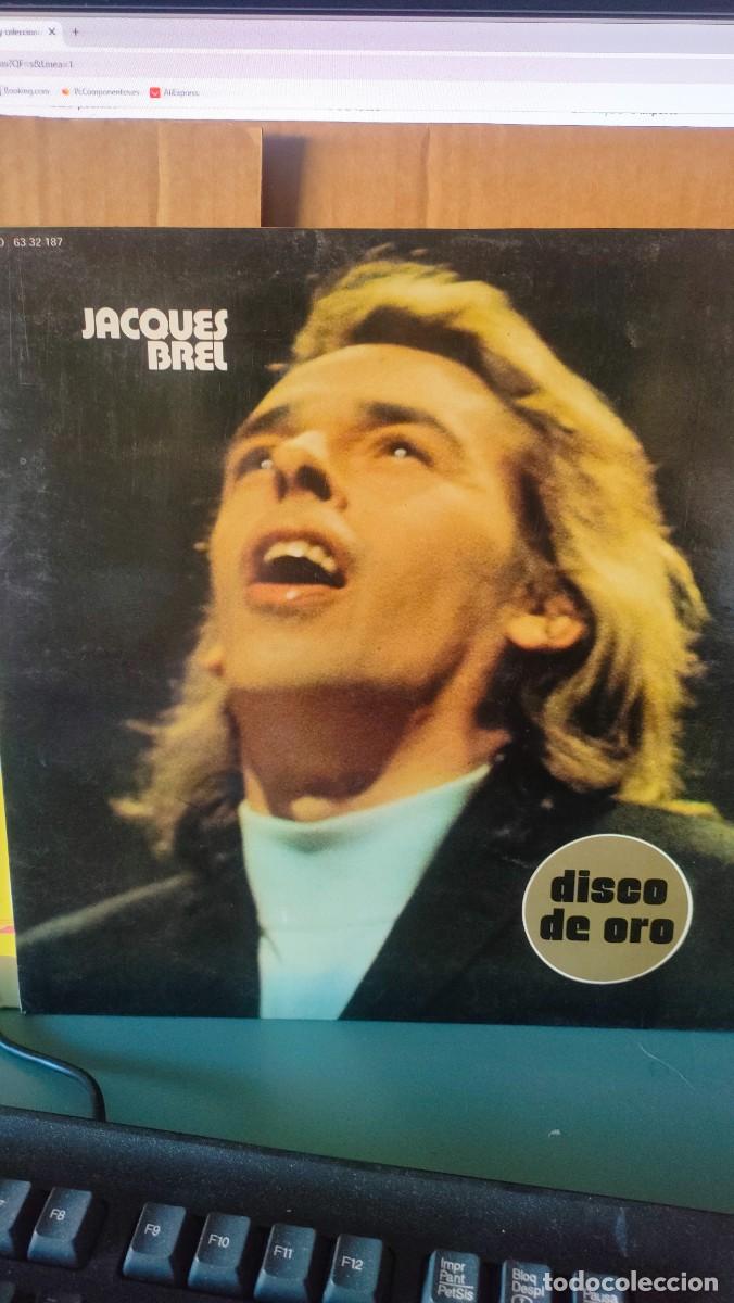 Discos de vinilo: Jacques Brel. Disco de oro - Foto 1