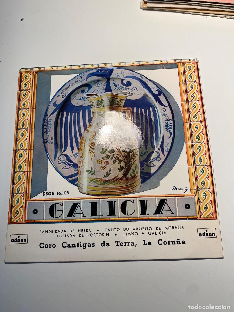 Discos de vinilo: Galicia. Coro Cantigas da Terra. Odeon - Foto 1
