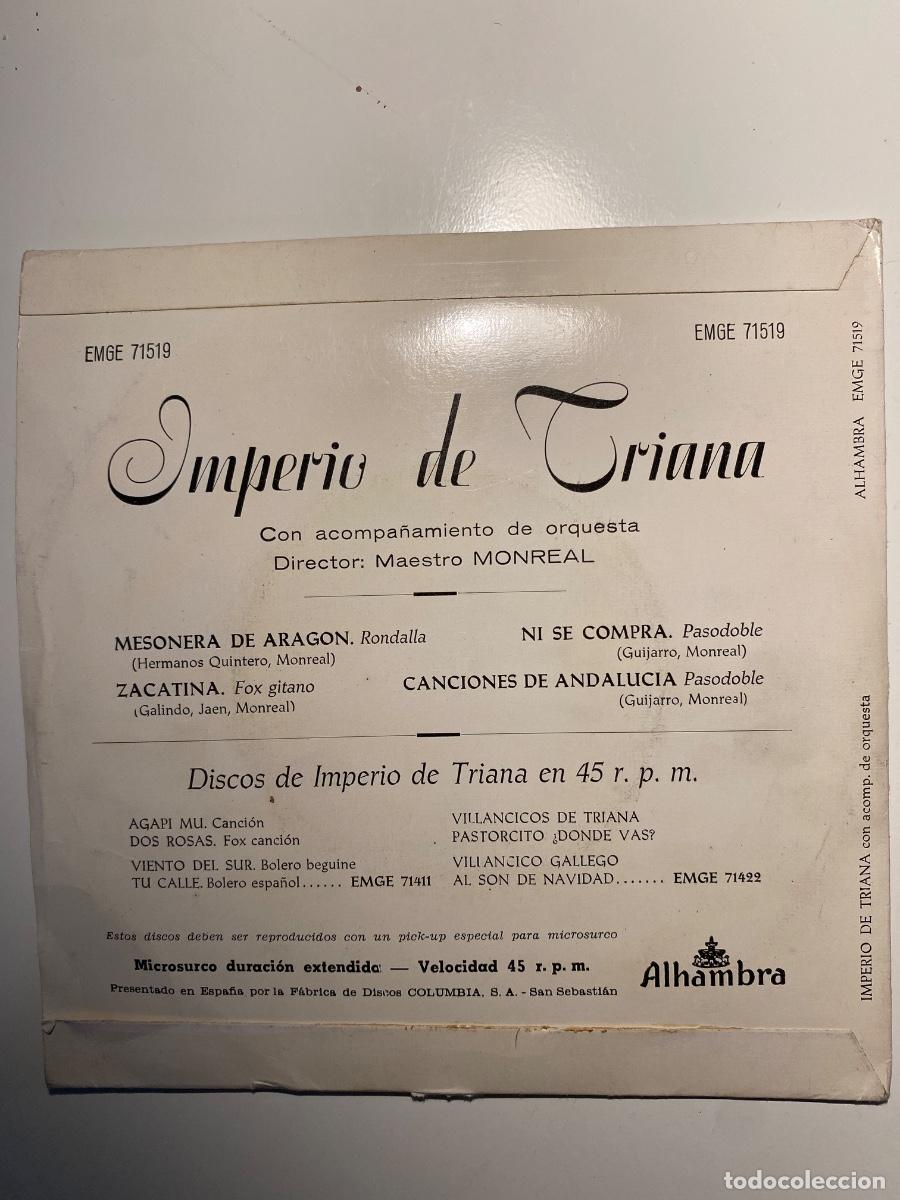 Discos de vinilo: Imperio de Triana. Alhambra - Foto 2