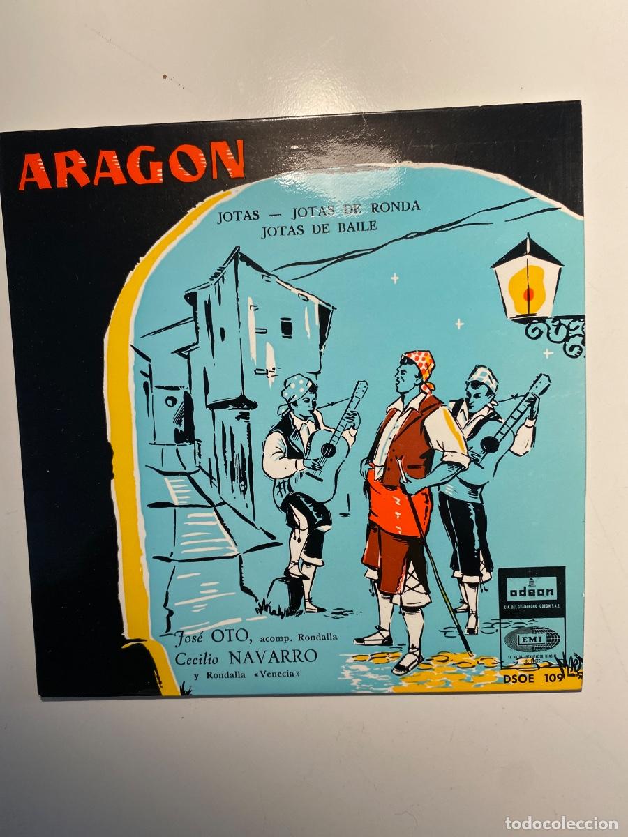 Discos de vinilo: Arag&oacute;n. Jotas. Jose Oto. Odeon - Foto 1