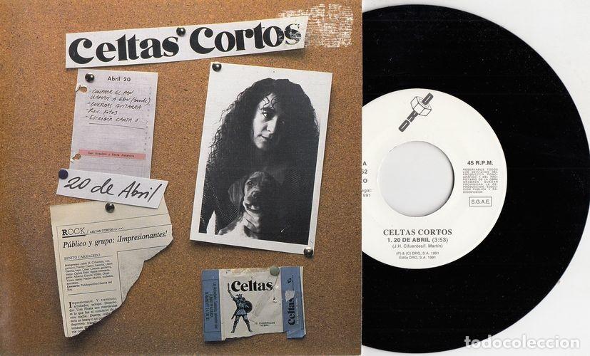 Discos de vinilo: CELTAS CORTOS - 20 DE ABRIL - SINGLE DE VINILO - C - 39 - Foto 1
