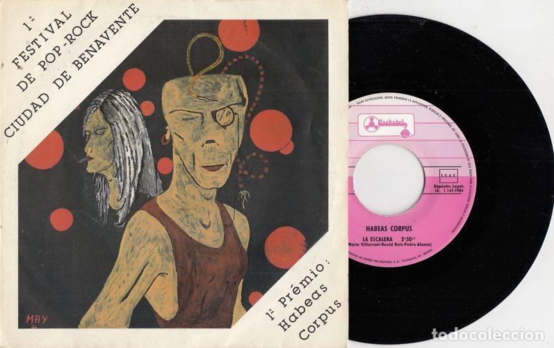 Discos de vinilo: HABEAS CORPUS - A LA ESCALERA - SINGLE DE VINILO - C - 39 - Foto 1