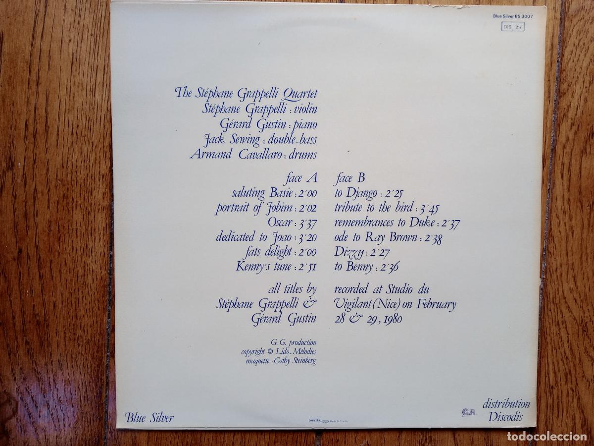 Discos de vinilo: Stephane Grappelli - tribute to - Foto 2