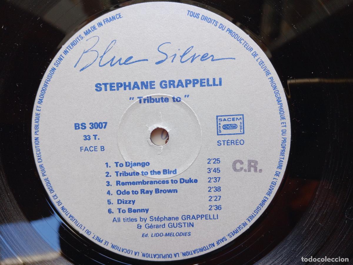 Discos de vinilo: Stephane Grappelli - tribute to - Foto 3