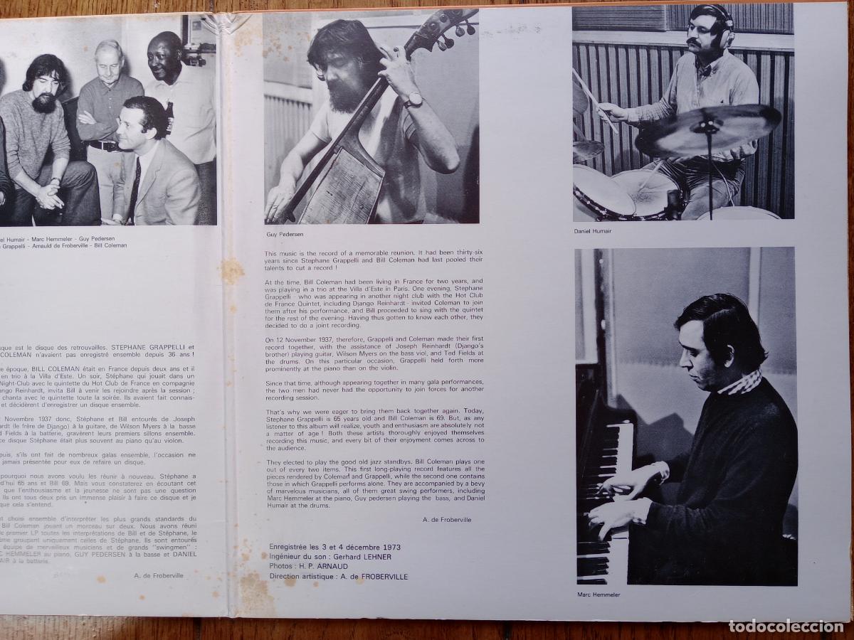 Discos de vinilo: Stephane Grappelli - Bill Coleman - les grands classiques du jazz - Foto 3