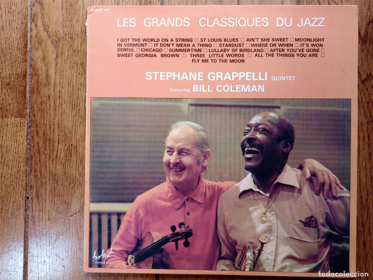 Discos de vinilo: Stephane Grappelli - Bill Coleman - les grands classiques du jazz - Foto 1