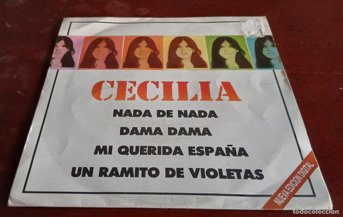 Discos de vinilo: CECILIA - NADA DE NADA - NUEVA EDICION DIGITAL - SINGLE - 1990 - Foto 1