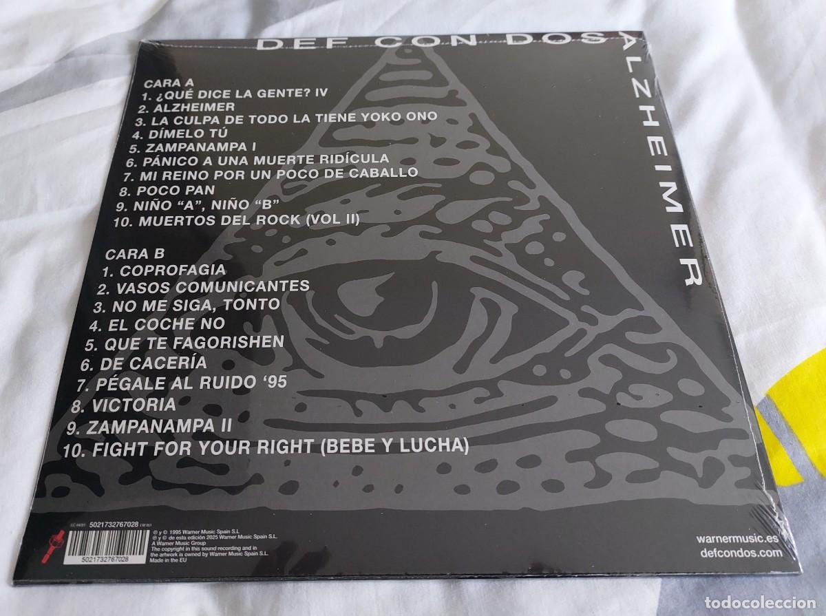 Discos de vinilo: Def Con Dos Alzheimer Vinilo Lp - Foto 2