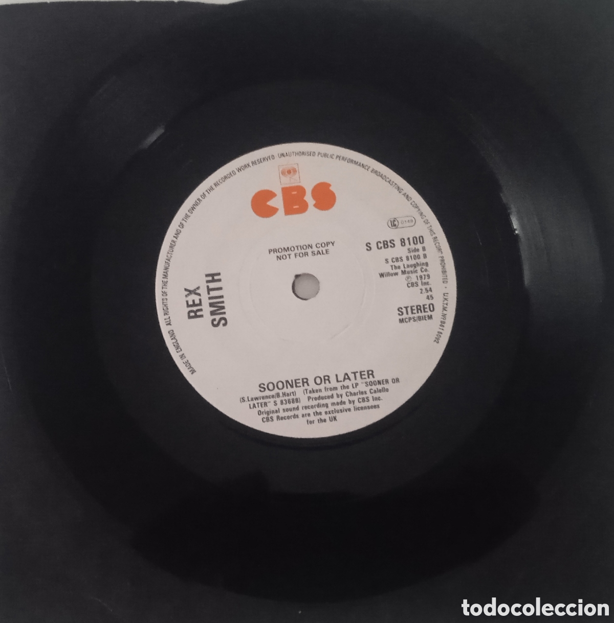 Discos de vinilo: REX SMITH - Never gonna give you up (1979) single - Foto 4