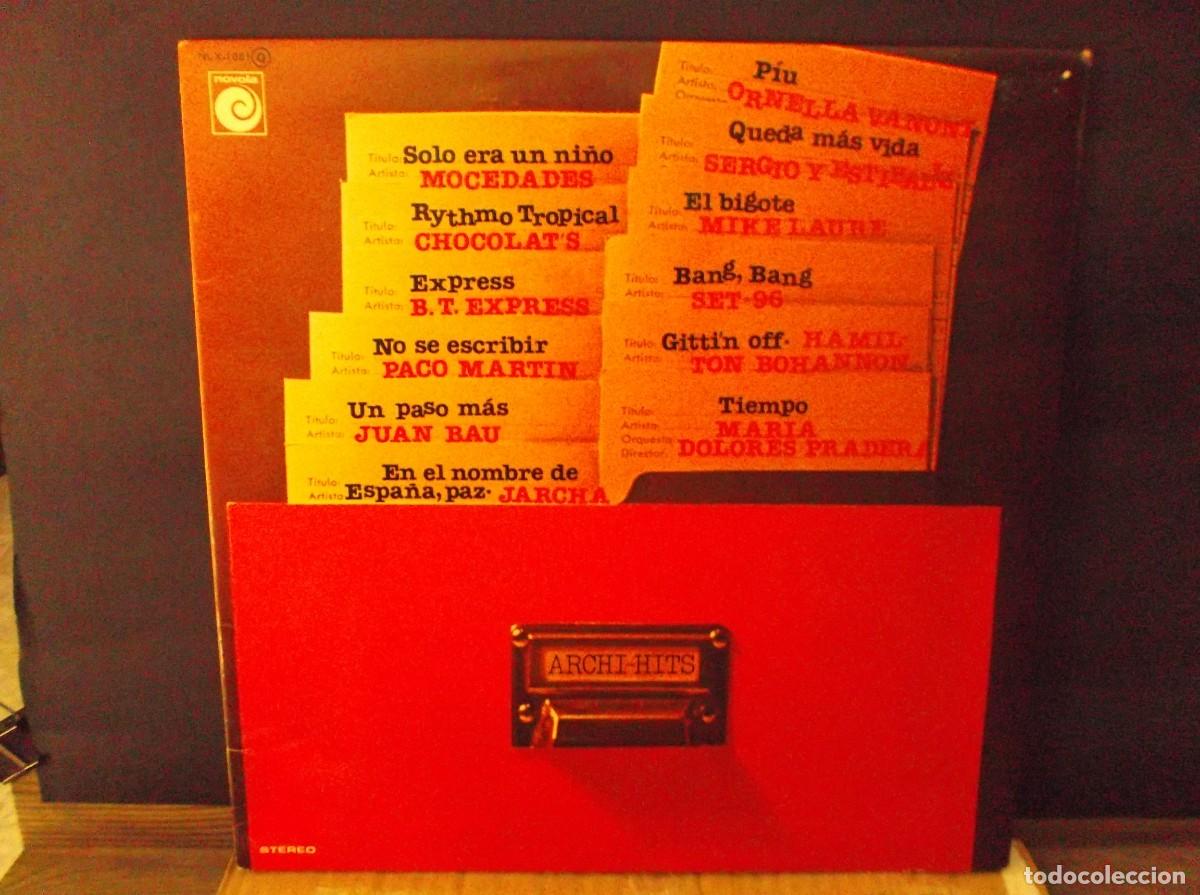 Discos de vinilo: ARCHI - HITS -1977- VINILO LP. - Foto 1