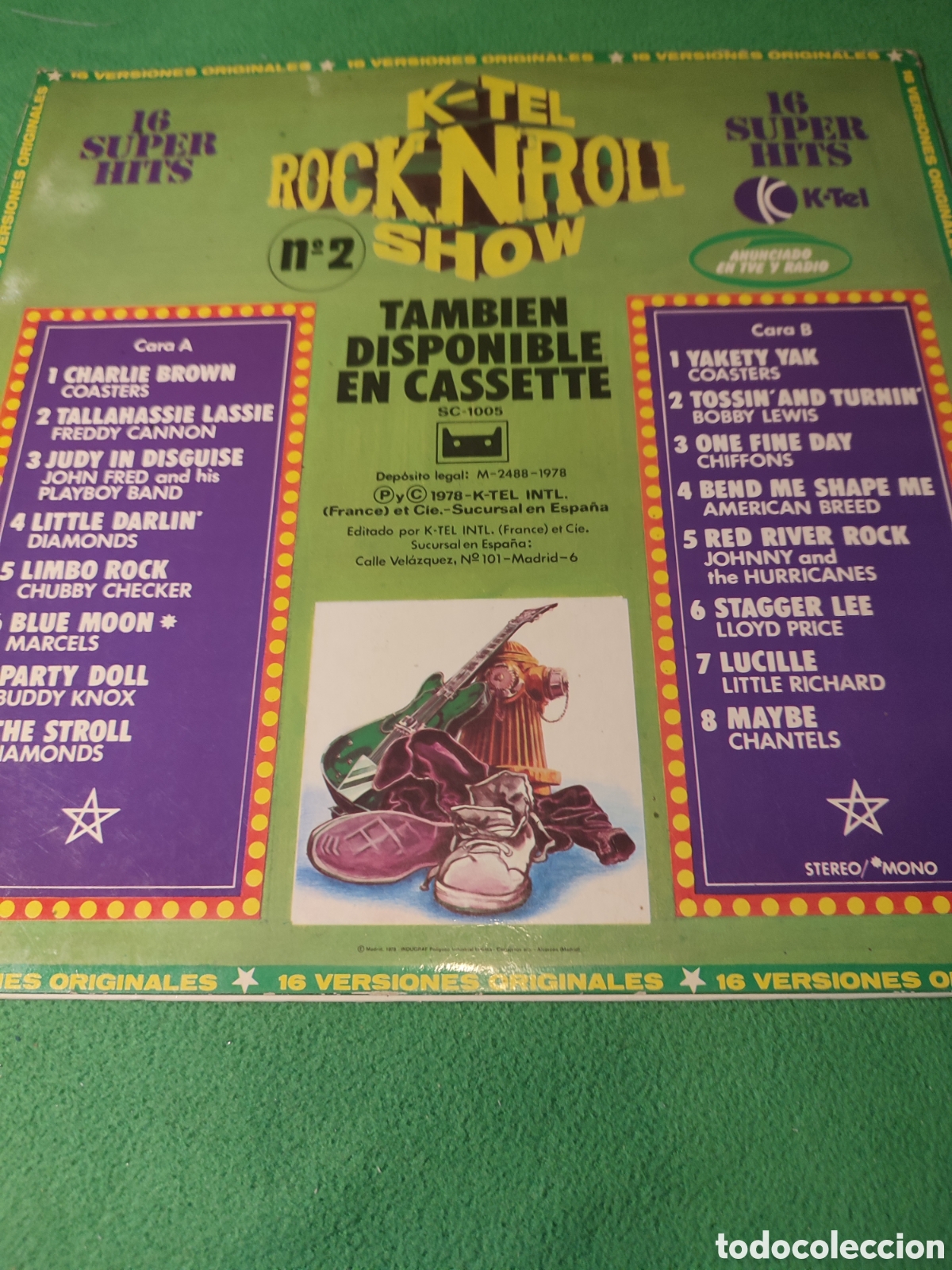 Discos de vinilo: K - Tel Rockn Roll Show Vol 2 - Varios - Foto 2
