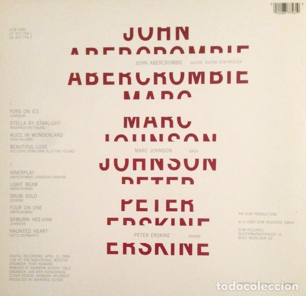Discos de vinilo: John Abercrombie, Marc Johnson, Peter Erskine - Foto 2