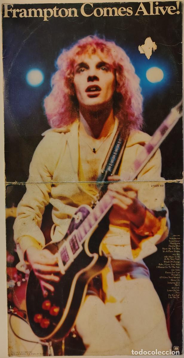 Discos de vinilo: Peter Frampton. Comes Alive. A&M, Spain 1976 2 LP + doble cubierta - Foto 2