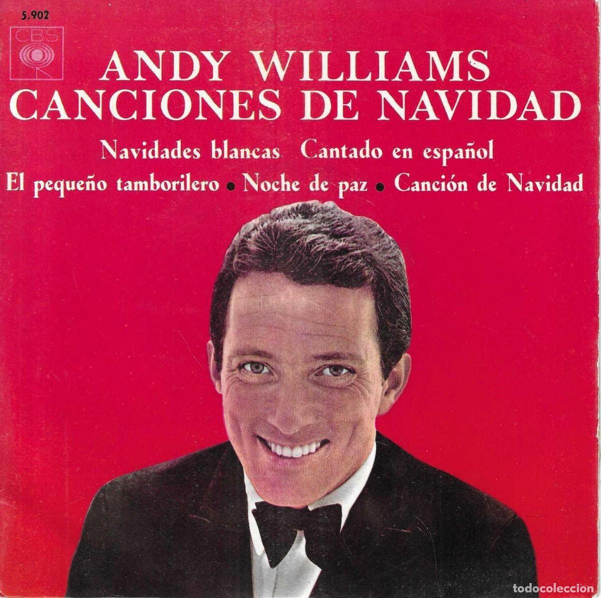 Dischi in vinile: CANCIONES DE NAVIDAD - ANDY WILLIAMS - NAVIDADES BLANCAS +3 - DISCOS CBS - HISPAVOX - 1964