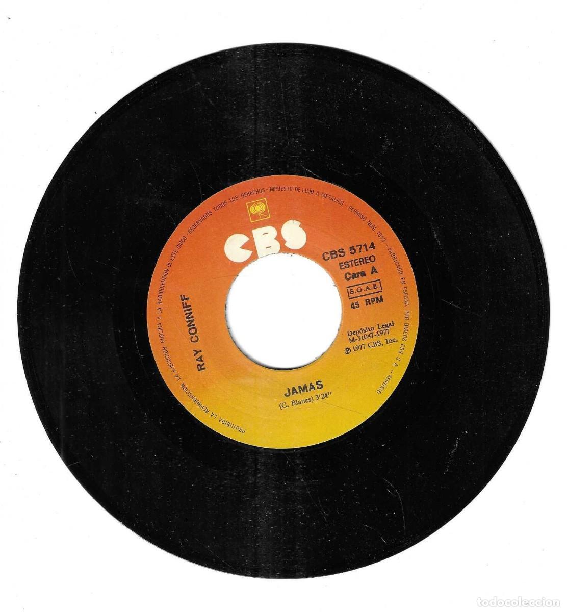 Discos de vinilo: RAY CONNIFF - JAMAS - DISCOS CBS - 1977 - Foto 2