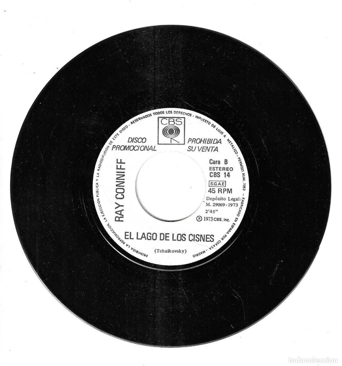 Discos de vinilo: RAY CONNIFF - BRASIL / EL LAGO DE LOS CISNES - DISCOS CBS - 1973 - Foto 3