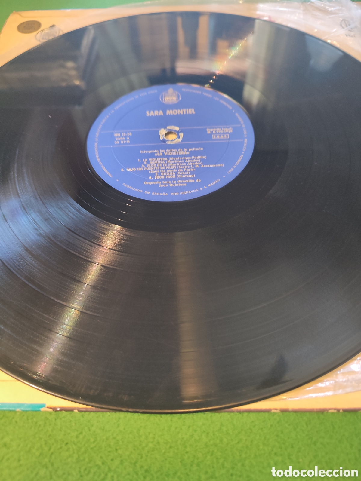 Discos de vinilo: Sara Montiel - La violetera original 1958 - Foto 3