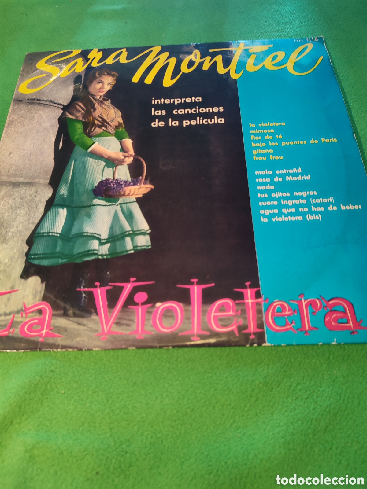 Discos de vinilo: Sara Montiel - La violetera original 1958 - Foto 1