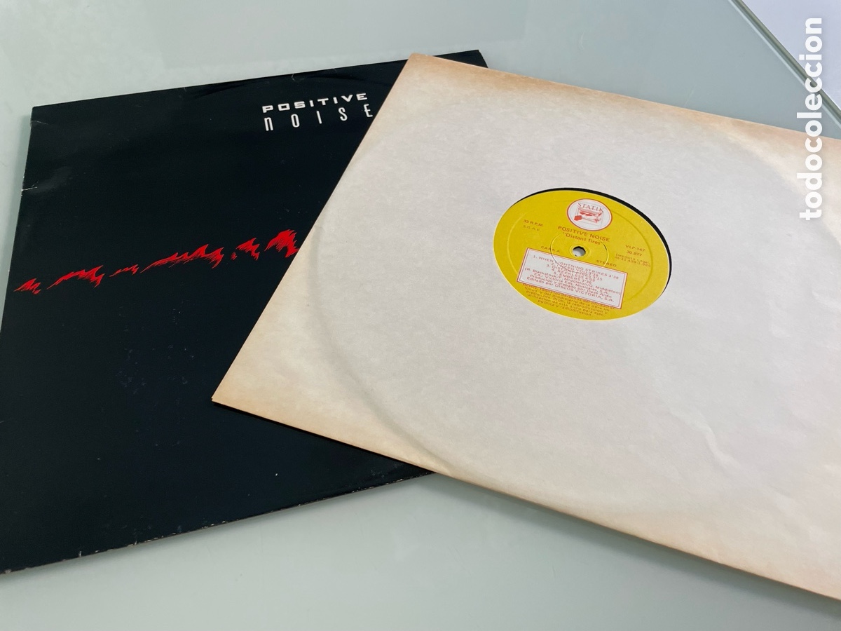Discos de vinilo: Disco Vinilo.- Positive Noise: Distant fires. STATIK 1985. - Foto 2