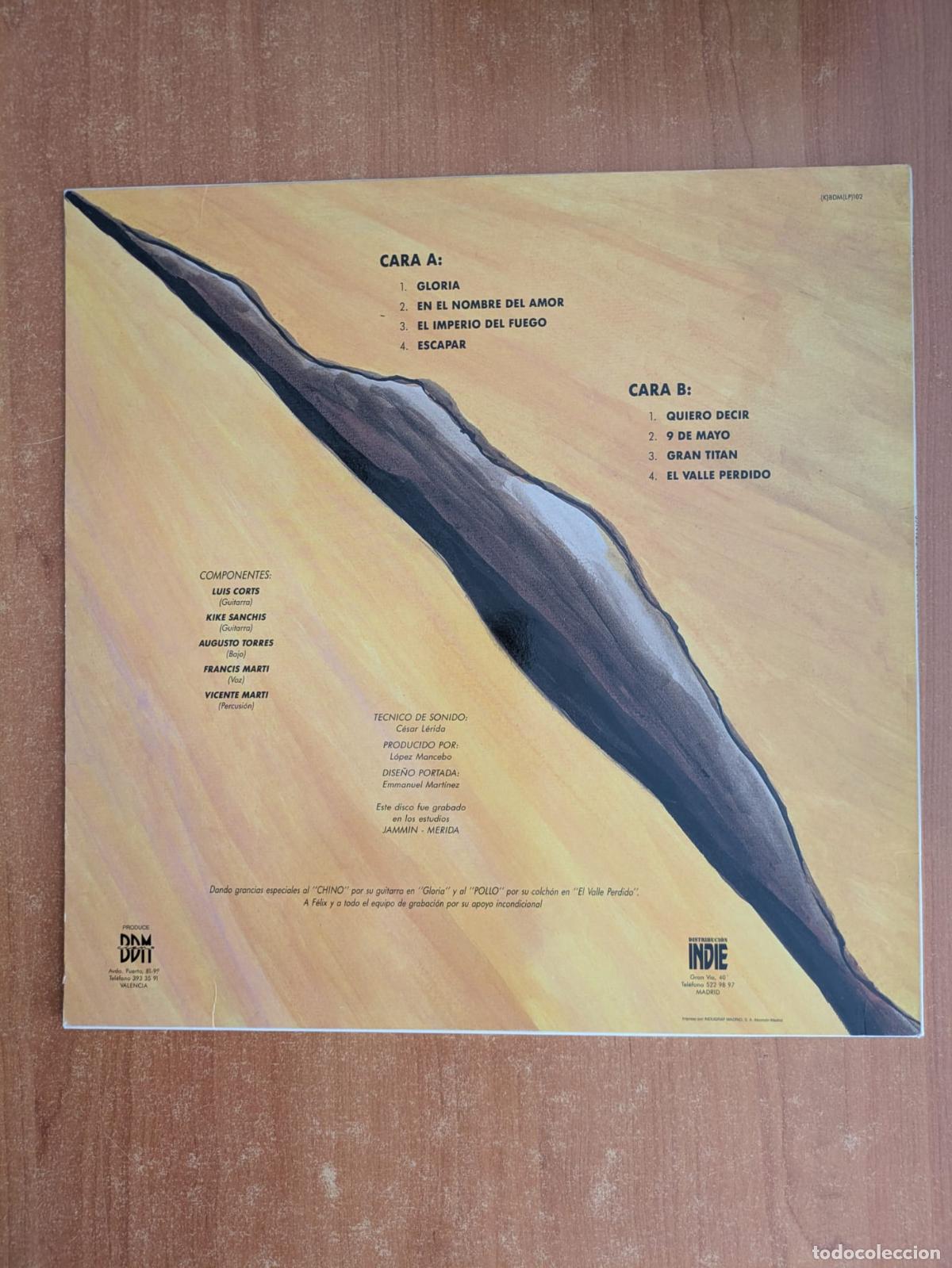 Discos de vinilo: OSCURA VISION. Titanes. BDM. A&ntilde;o 1992. - Foto 2