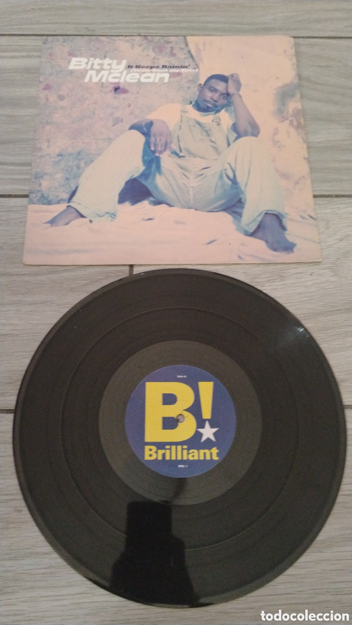 Discos de vinilo: BITTY McCLEAN- IT KEEPS RAININ-MAXI-BRILLANT!/UK-IB - Foto 2