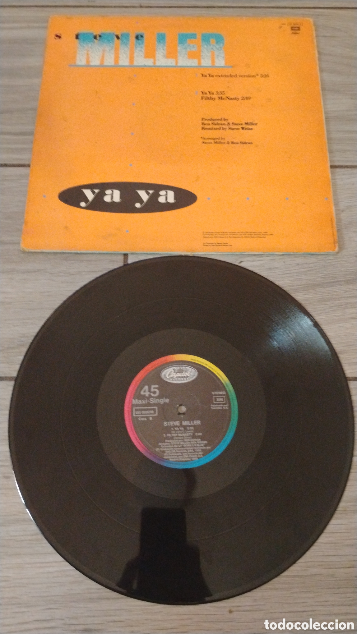 Discos de vinilo: STEVE MILLER-YA YA-MAXI-EMI/SPAIN-IB - Foto 3