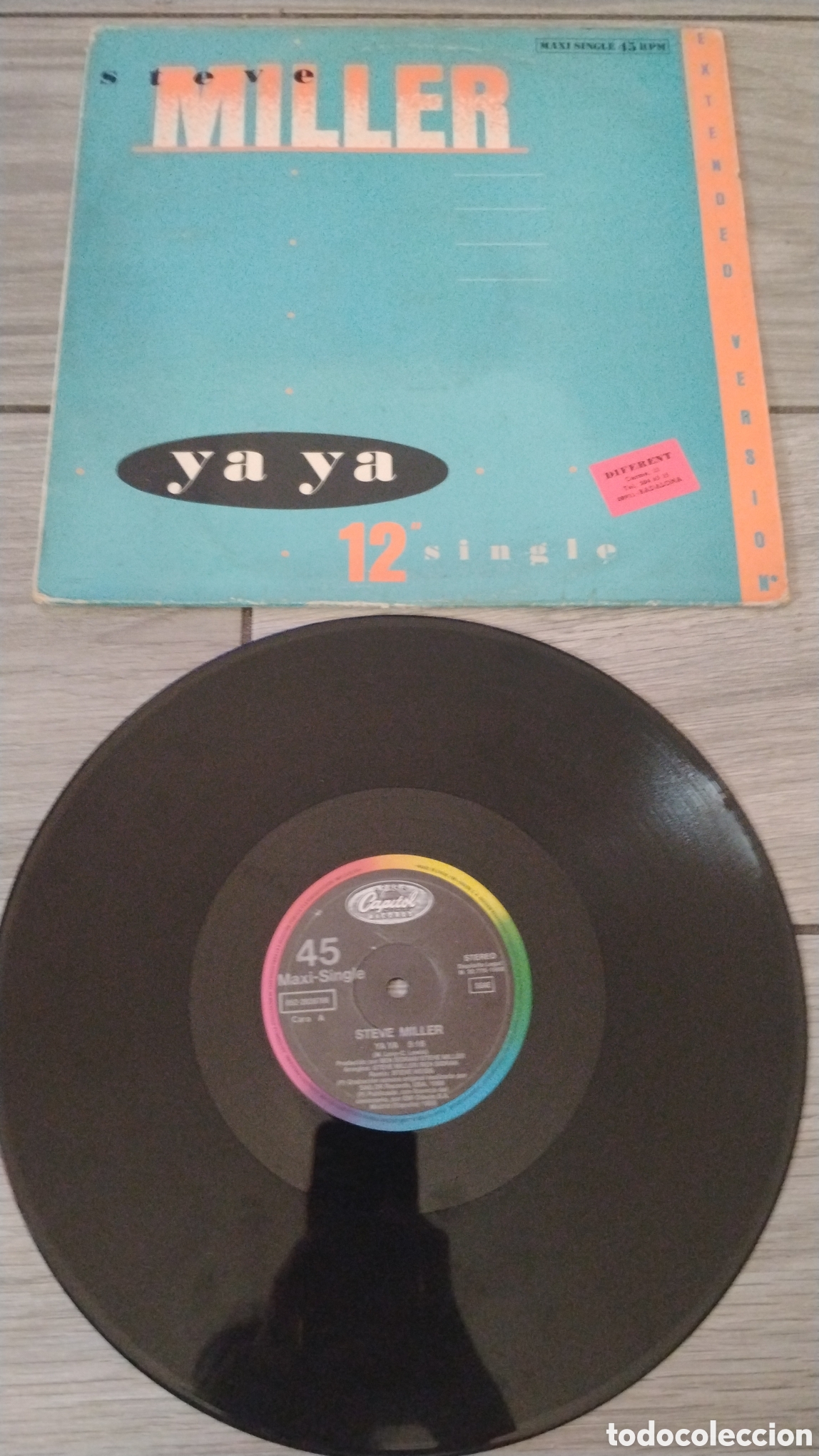 Discos de vinilo: STEVE MILLER-YA YA-MAXI-EMI/SPAIN-IB - Foto 2