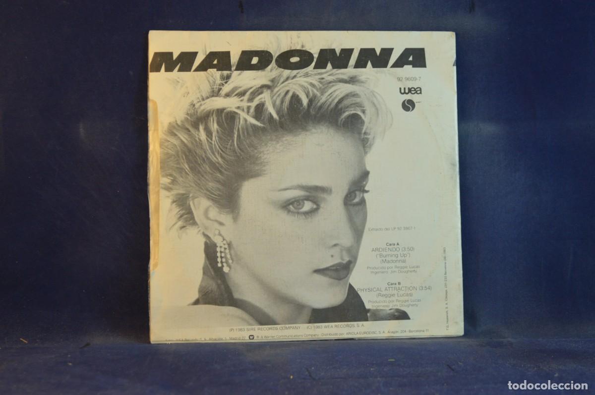Discos de vinilo: MADONNA &ndash; ARDIENDO - SINGLE - Foto 2