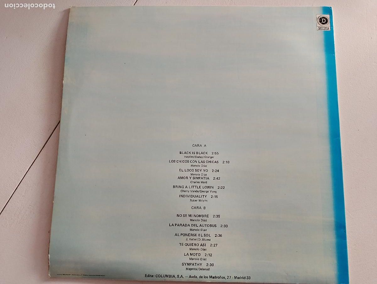 Discos de vinilo: Los Bravos &lrm;&ndash; Lo Mejor 1981 - Foto 5