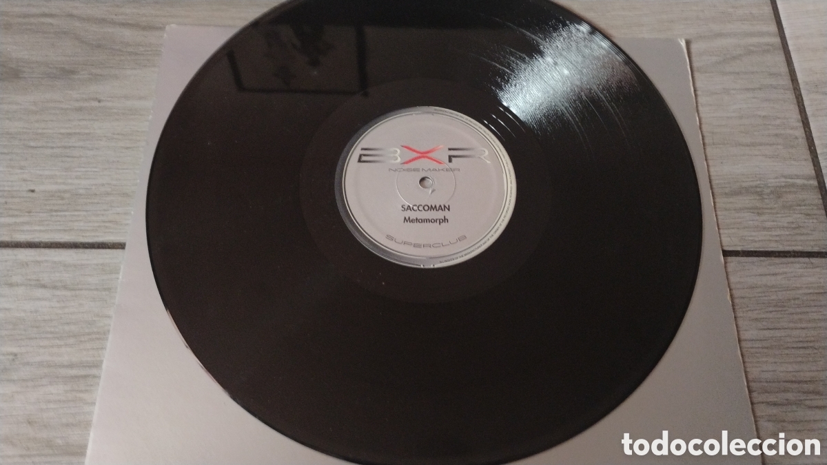 Discos de vinilo: SACCOMAN-METAMORPH-MAXI-BXR/ITALY-IB - Foto 3