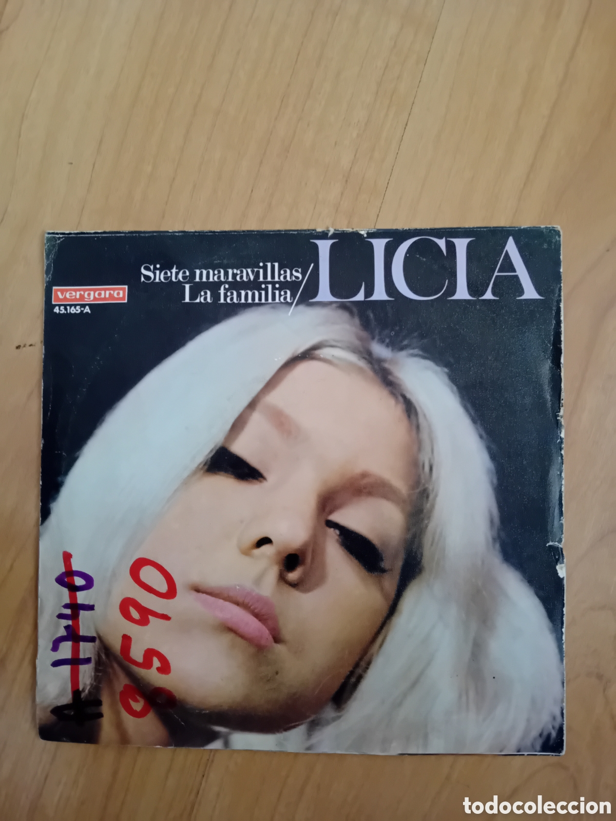 Discos de vinilo: LICIA. SIETE MARAVILLAS - Foto 2