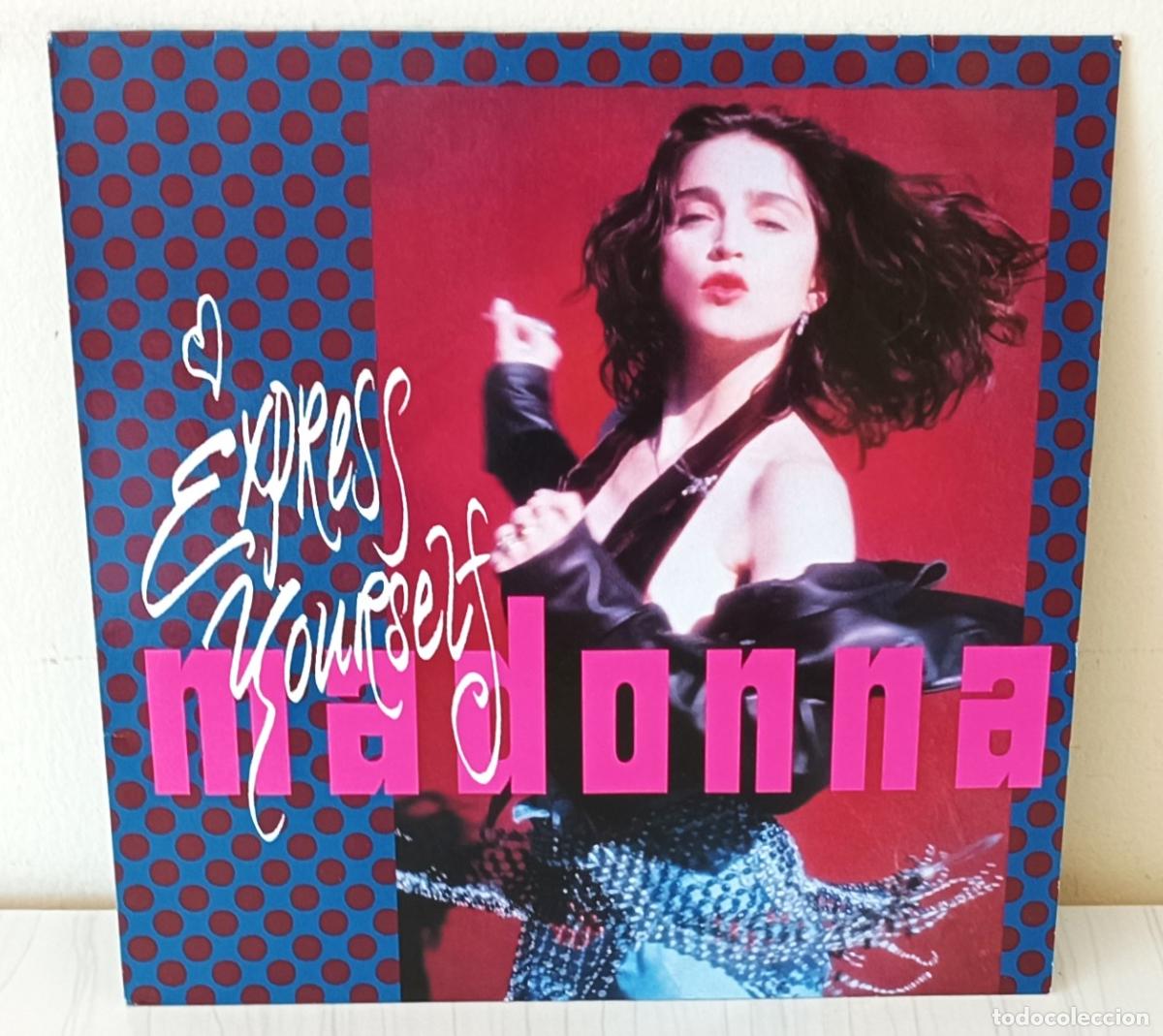 Discos de vinilo: MADONNA - EXPRESS YOURSELF MAXI SIRE - 1989 - Foto 1