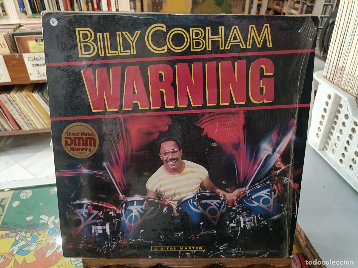 Discos de vinilo: Billy Cobham - Warning - LP. sello GRP 1958 - Foto 1