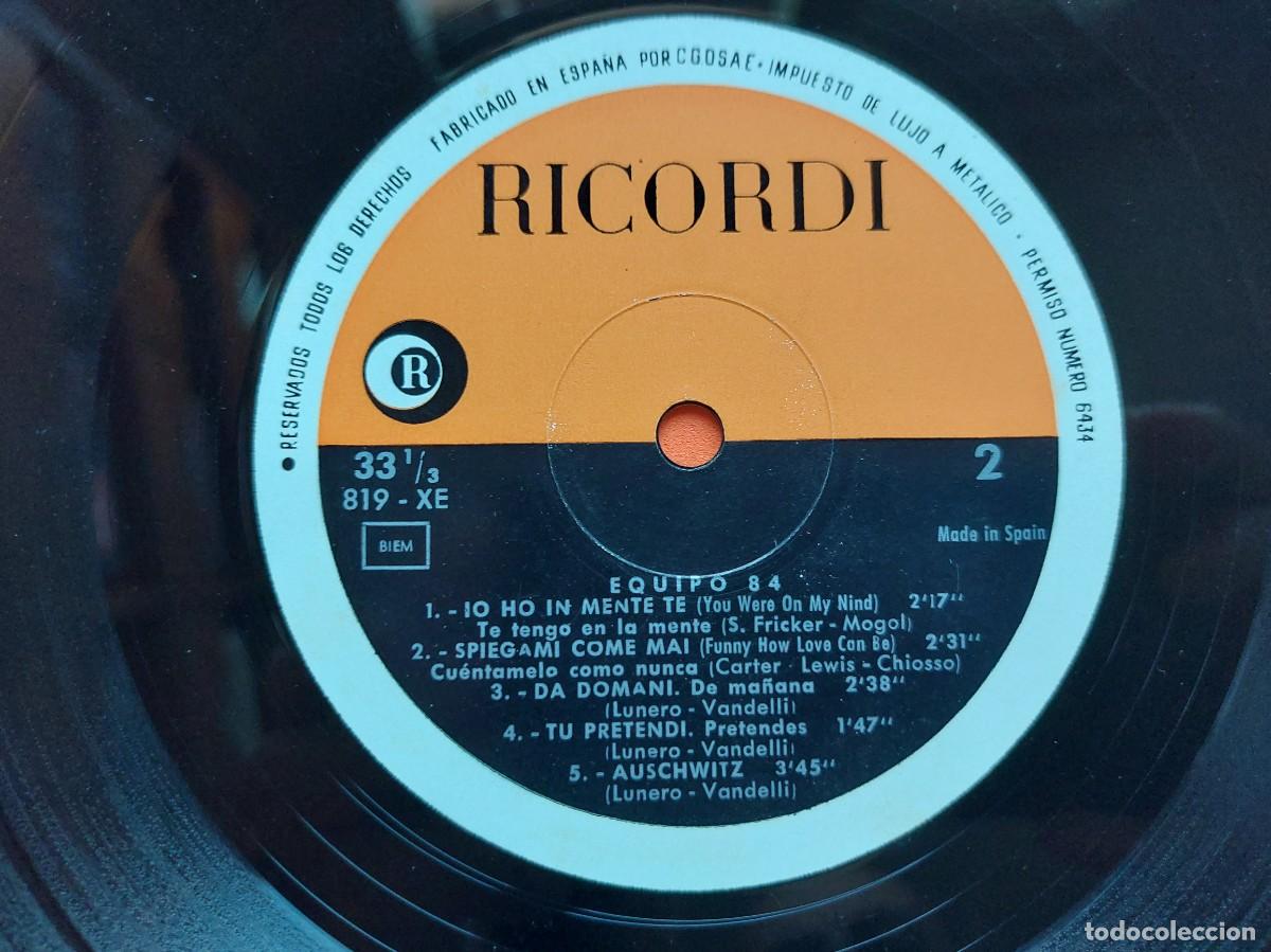 Discos de vinilo: EQUIPE 84 - LP Spain 1&ordf; EDICI&Oacute;N - MINT * VERGARA 1966 - Foto 4