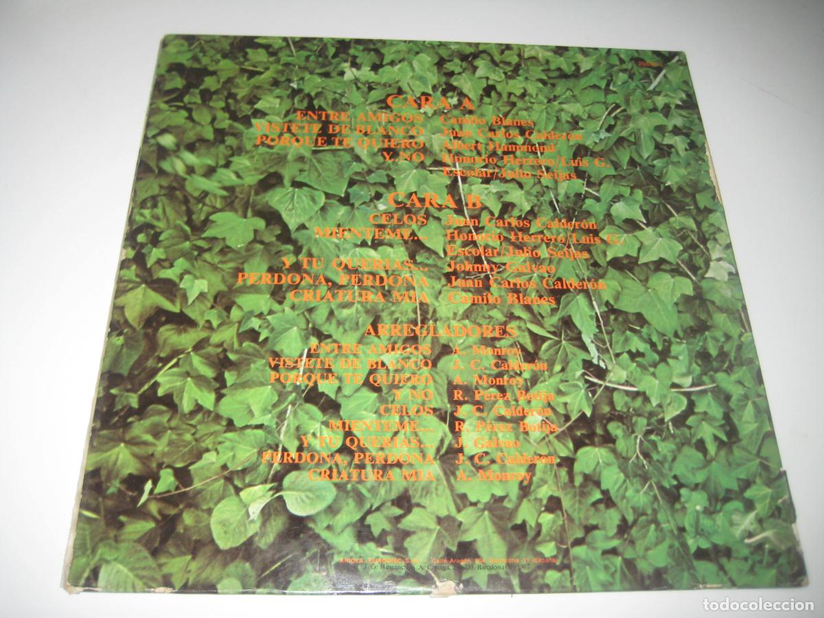 Discos de vinilo: Camilo Sesto - Entre amigos LP - Foto 2
