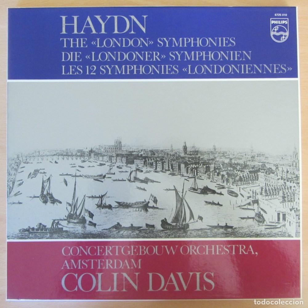 Discos de vinil: ZZZZVINILO-CLASICA. HAYDN - The &rdquo;London&rdquo; Symphonies (1982) 6 vinilos mirar portes