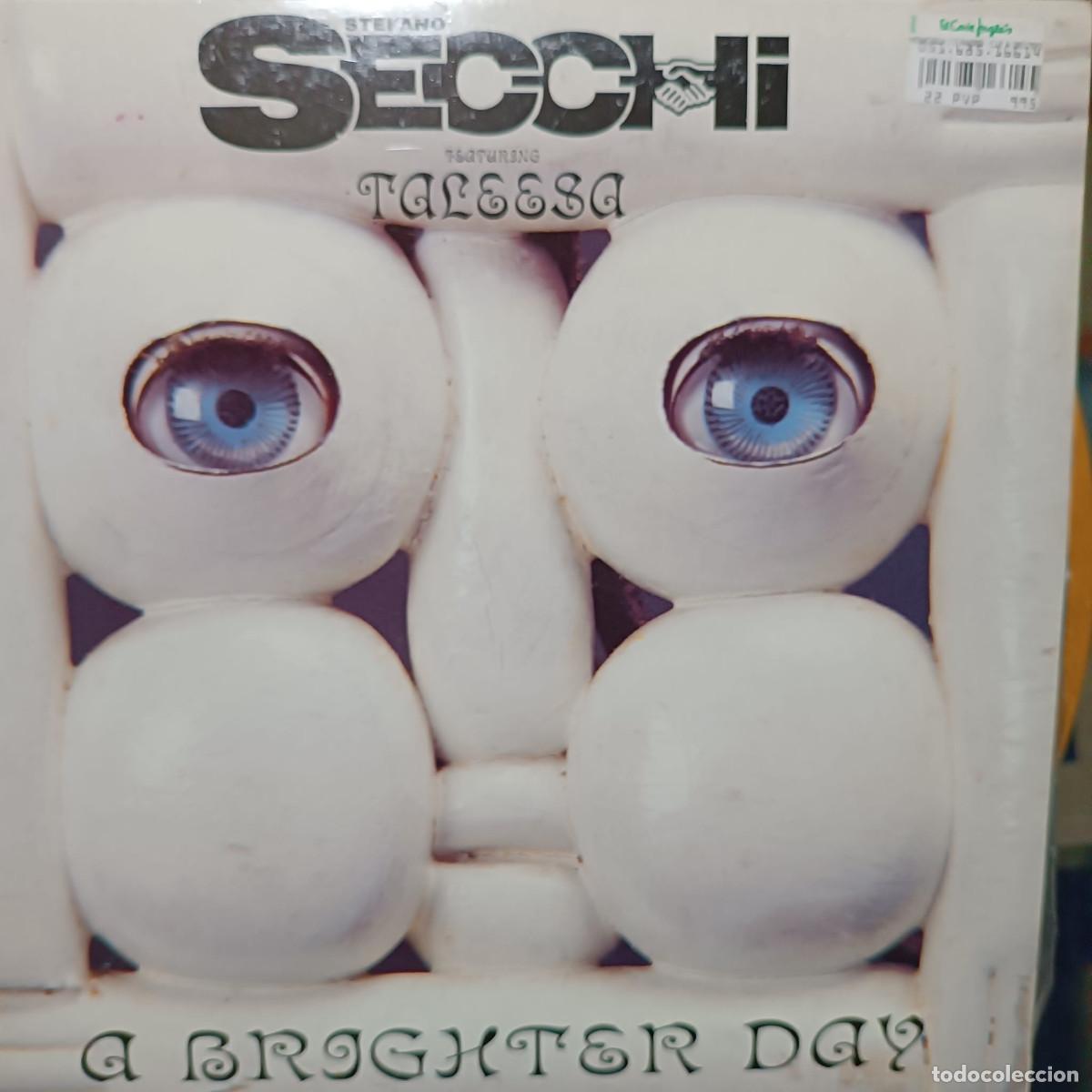 Discos de vinilo: STEFANO SECCHI ft TALEESA - A Brighter Day 12&rdquo;MAXI SPAIN - Foto 1
