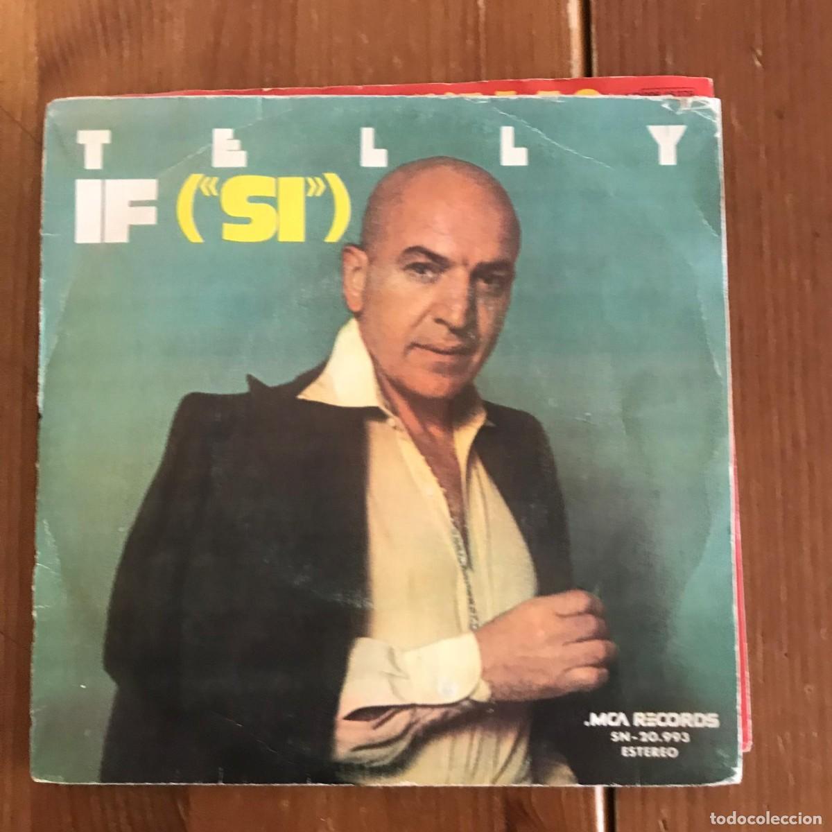 Discos de vinilo: TELLY SAVALAS - IF - SINGLE MCA 1975 - Foto 1