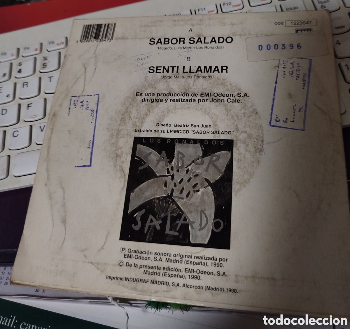 Discos de vinilo: Los Ronaldos &ndash; Sabor Salado. - Foto 2