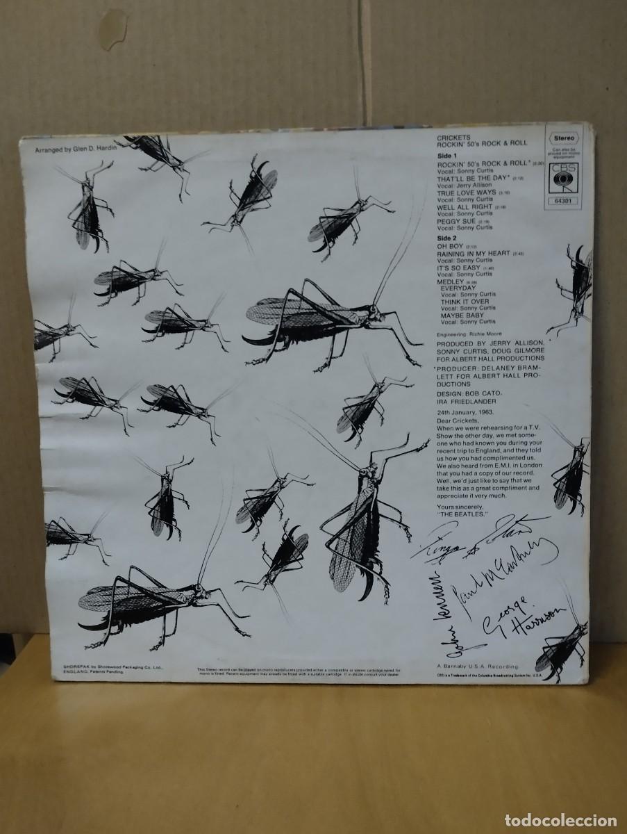 Discos de vinilo: THE CRICKETS ----- ROCKIN&acute;50&acute;S ROCK&acute;N&acute;ROLL - Foto 2