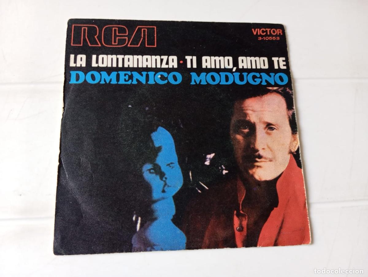 Discos de vinilo: SINGLES DOMENICO MODUGNO - LA LONTANANZA - Foto 1