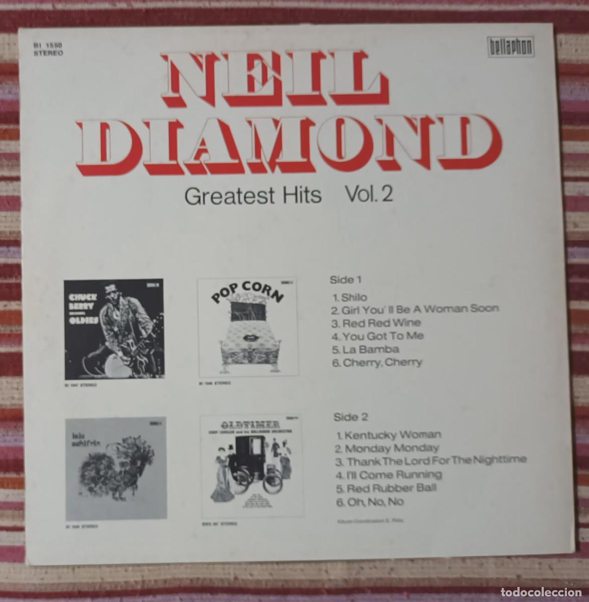 Discos de vinilo: NEIL DIAMOND - GREATEST HITS VOL. 2 - LP - Foto 2