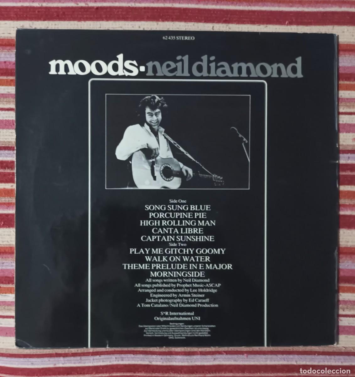 Discos de vinilo: NEIL DIAMOND - MOODS - LP - Foto 2