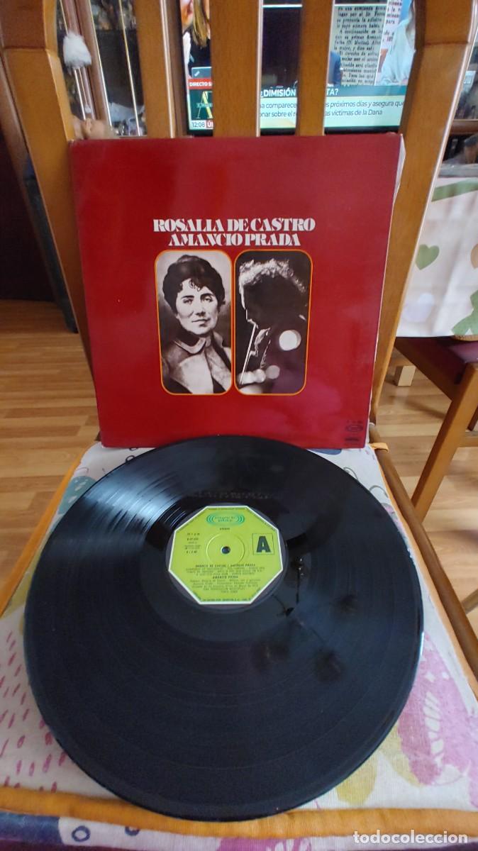 Discos de vinilo: AMANCIO PRADA-LP ROSALIA DE CASTRO-GATEFOLD - Foto 1