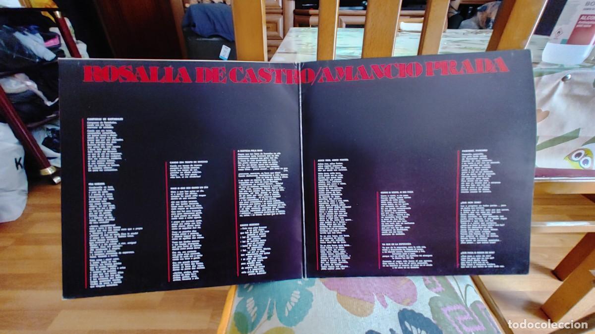 Discos de vinilo: AMANCIO PRADA-LP ROSALIA DE CASTRO-GATEFOLD - Foto 2