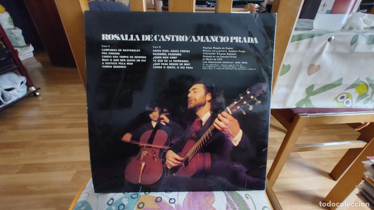 Discos de vinilo: AMANCIO PRADA-LP ROSALIA DE CASTRO-GATEFOLD - Foto 3