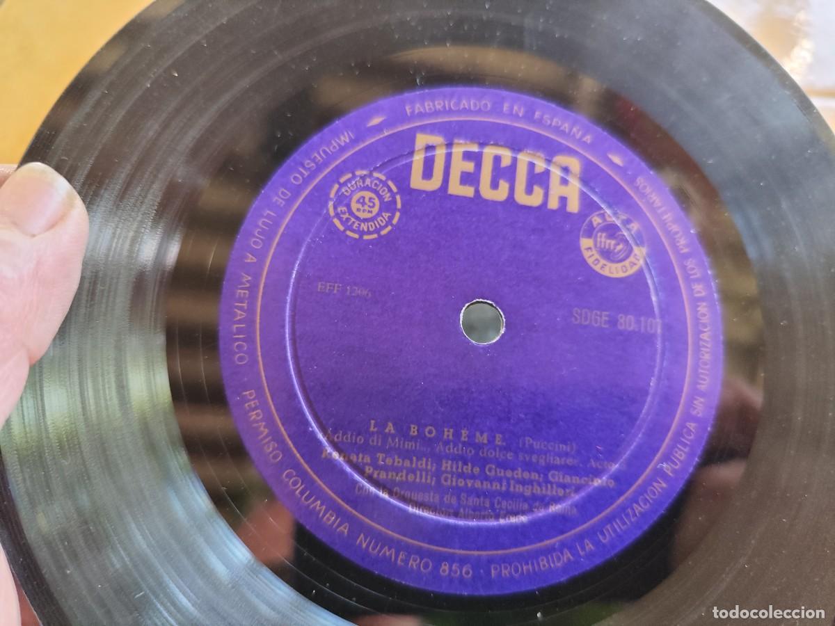 Discos de vinilo: LA BOHEME / PUCCINI / CJA 371 / DECCA - Foto 6