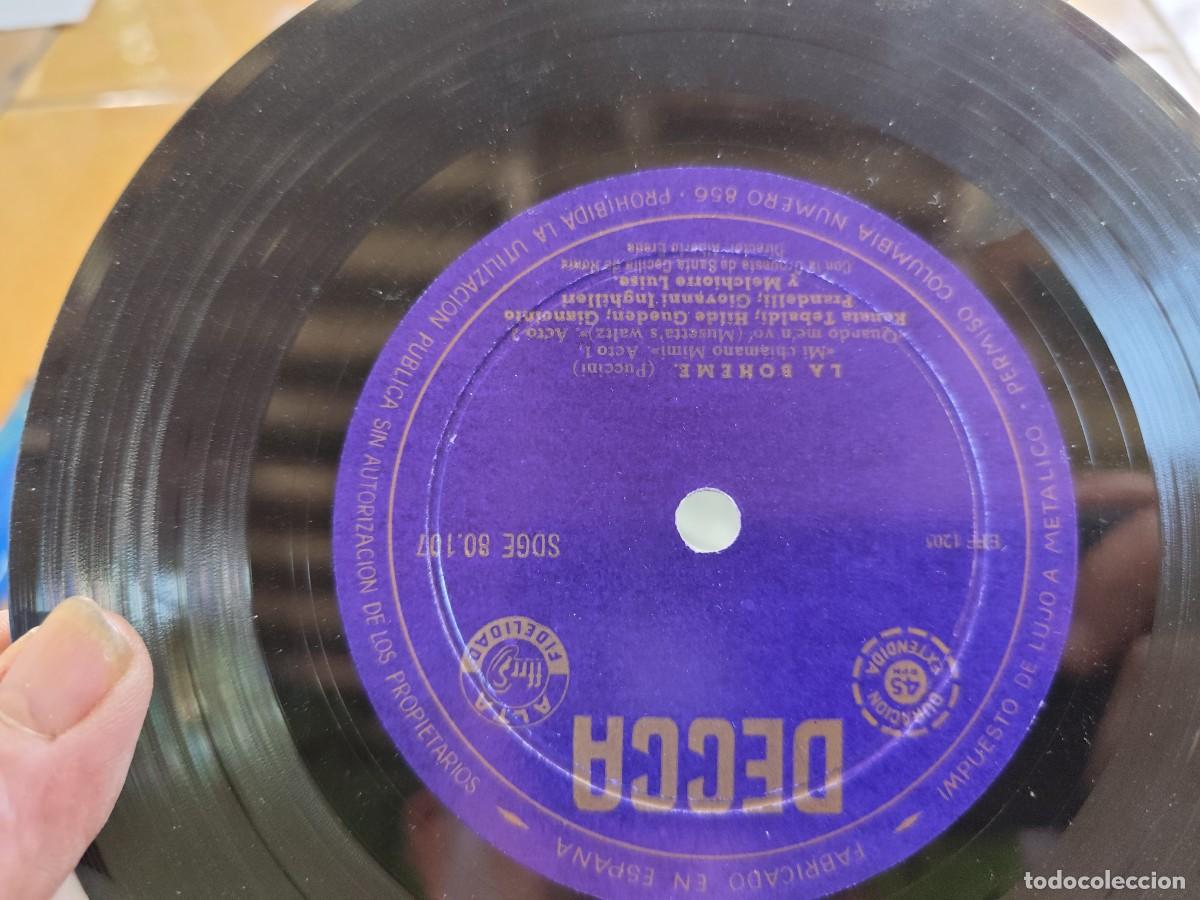 Discos de vinilo: LA BOHEME / PUCCINI / CJA 371 / DECCA - Foto 7