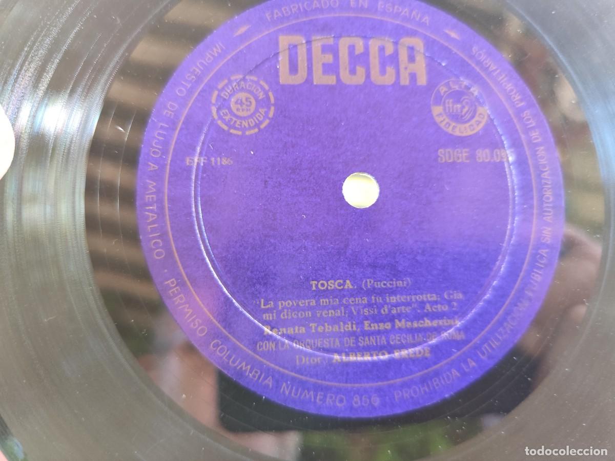 Discos de vinilo: TOSCA / PUCCINI / CJA 371 / DECCA - Foto 6