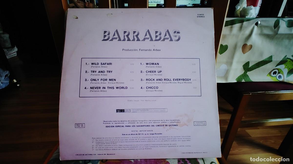 Discos de vinilo: BARRABAS-LP 1974 ESPECIAL CIRCULO LECTORES - Foto 2